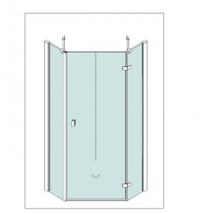Frameless shower enclosures - A1922. Frameless shower enclosures (A1922)